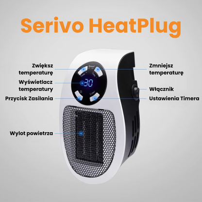 Serivo HeatPlug - Mini Grzejnik Elektryczny