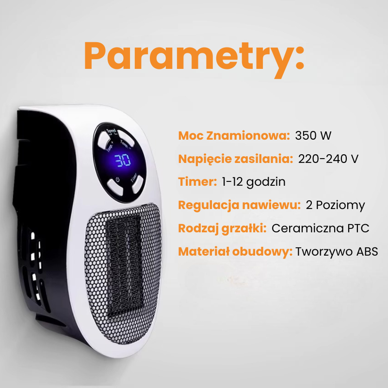 Serivo HeatPlug - Mini Grzejnik Elektryczny