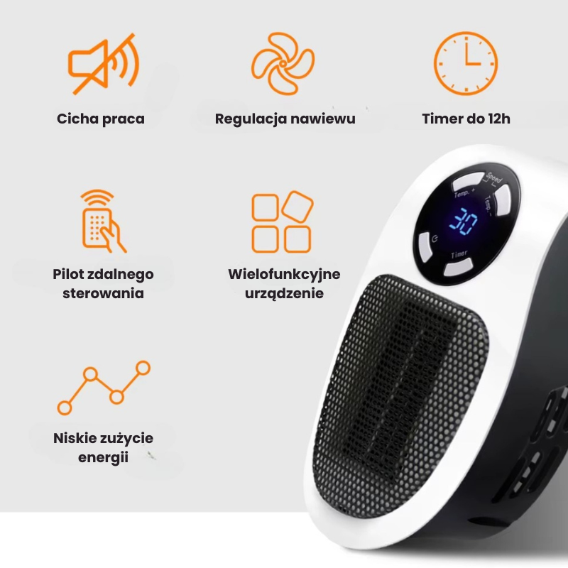 Serivo HeatPlug - Mini Grzejnik Elektryczny